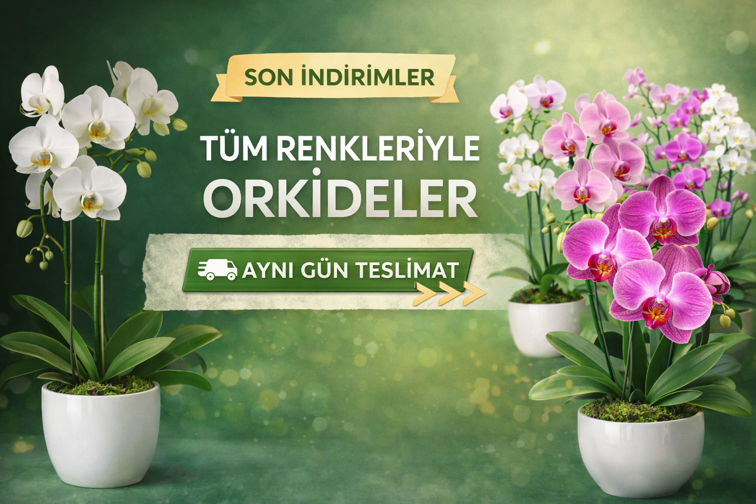 Orkidelerde özel fırsat